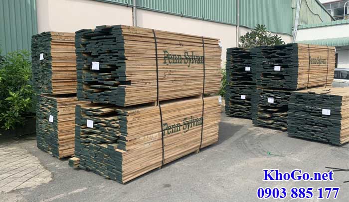 kiện gỗ sồi Mỹ giá tổng kho