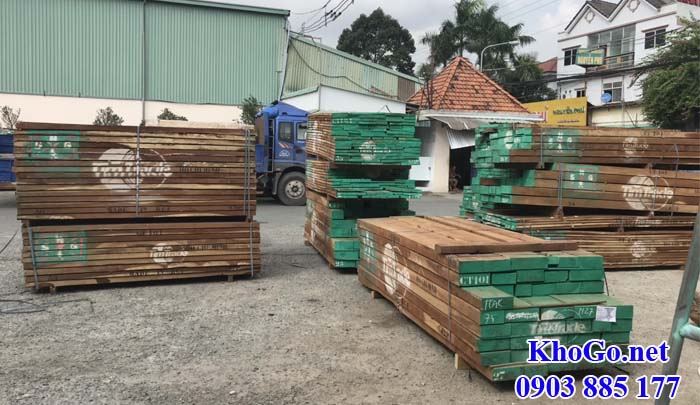 Gỗ Teak xẻ thanh nguyên liệu nhập khẩu