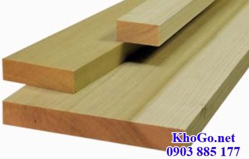 thanh gỗ poplar xẻ sấy